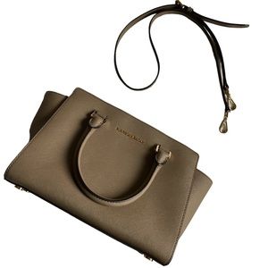 AUTHENTIC Michael Michael Kors Zip Satchel Handbag